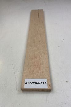 Fretboard Bird's Eye Maple white brown 575x76x9mm Unique Piece #029